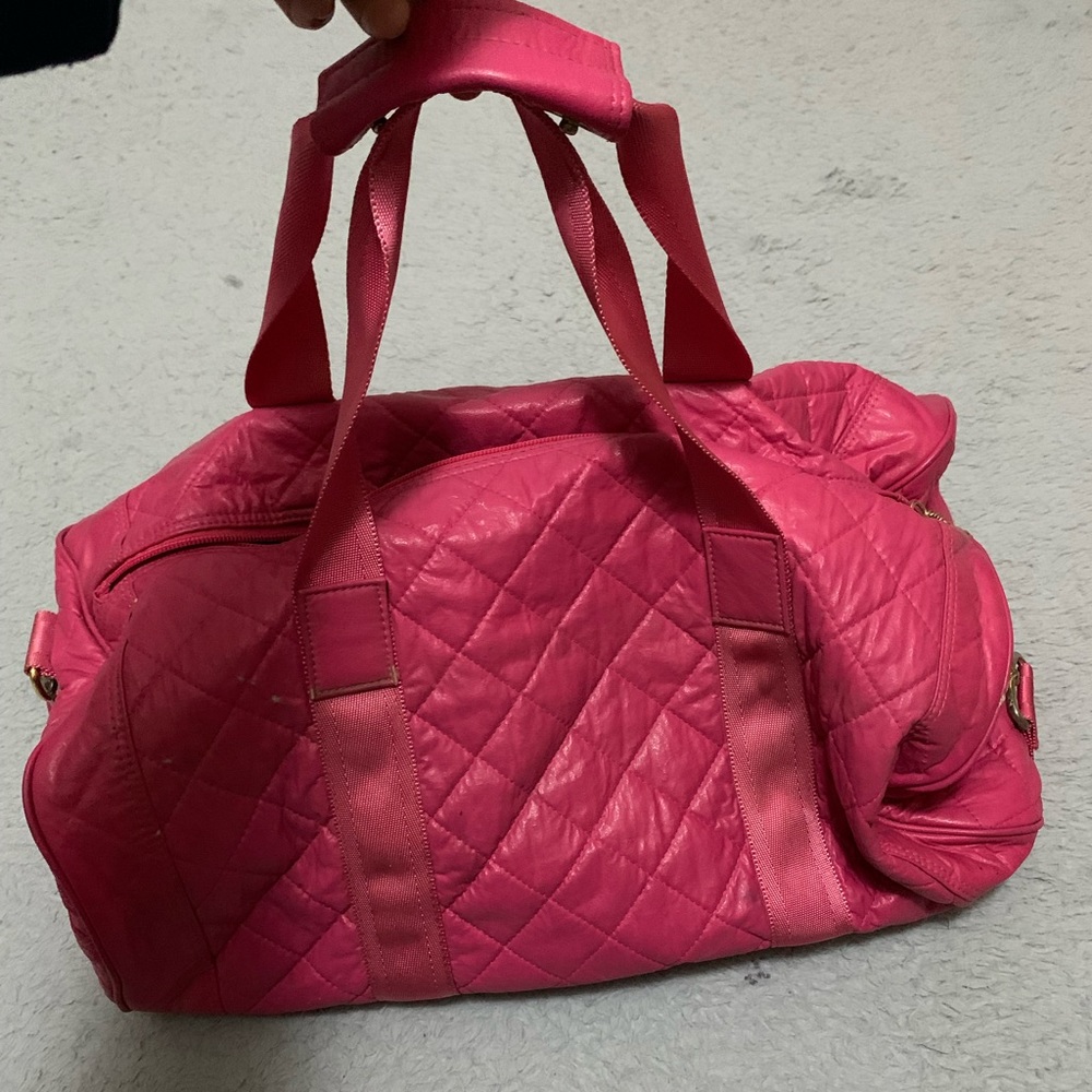 hot pink gym/ hand carry bag